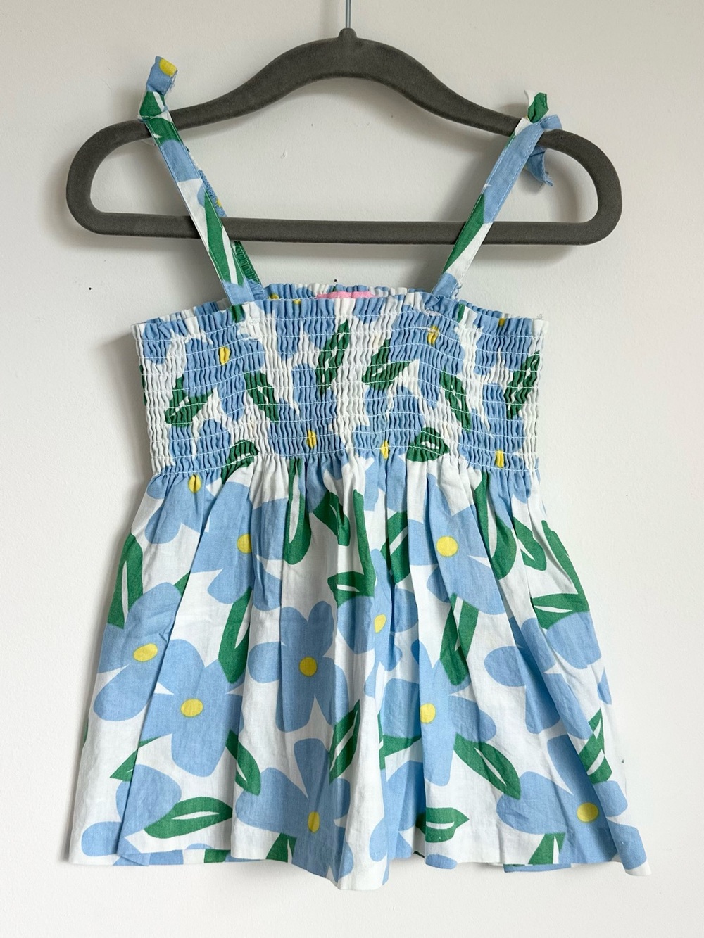 Brand New w Tags! BISBY Girls Blue Melrose Floral Lucy Top Size 5
